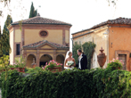 Wedding dinner's table at Villa Catignano