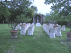 Villa Catignano: carriages during a wedding party